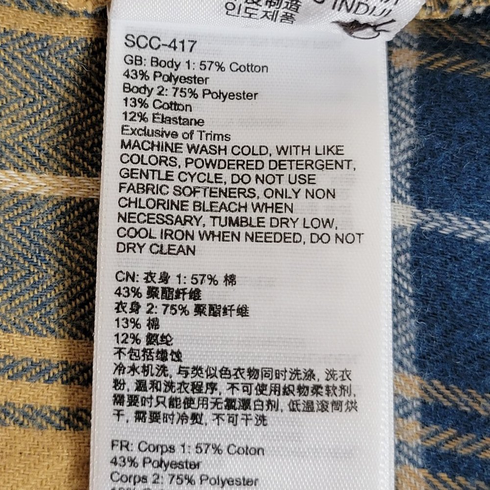 Marmot Women's Reagan Flannel L/S Plaid Hoodie Size M Grey Navy Tan NWT - Picture 7 of 12